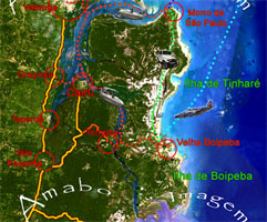 Ilha de Boipeba - Mapas