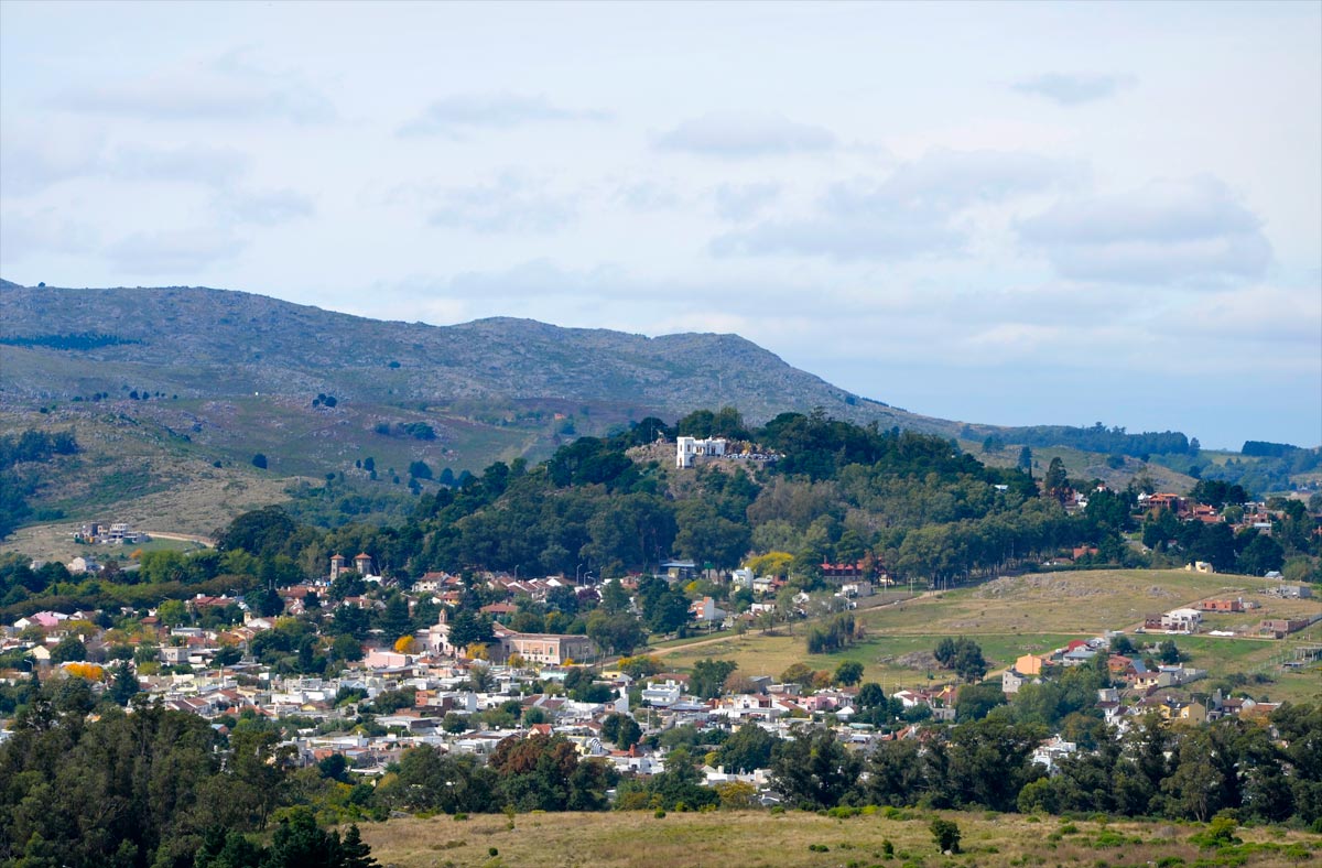 Tandil - Monte Calvario, vista del Parque Independencia