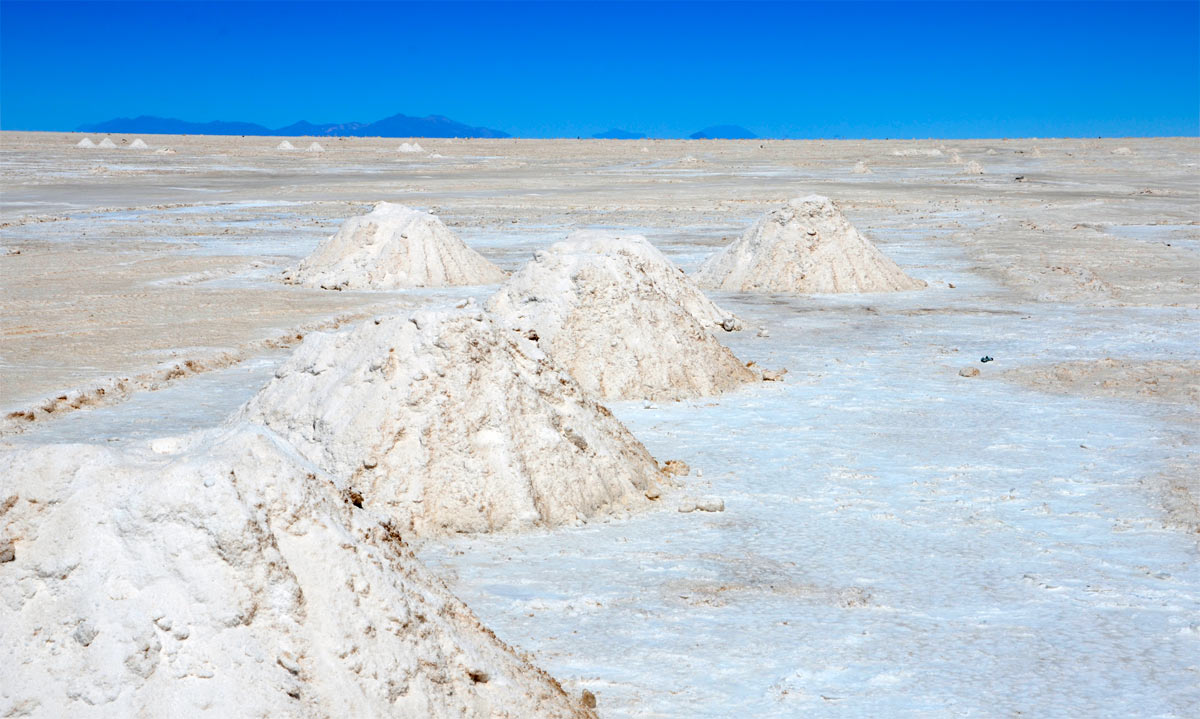 Colchani, montañas de sal