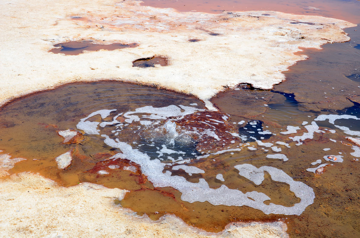 Ojos del salar Uyuni