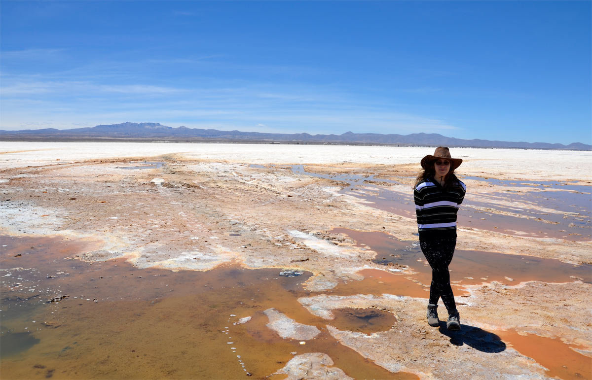 Ojos del salar Uyuni